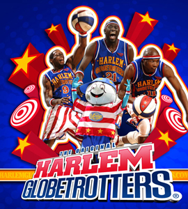 Banner for basketball team Harlem Globetrotters