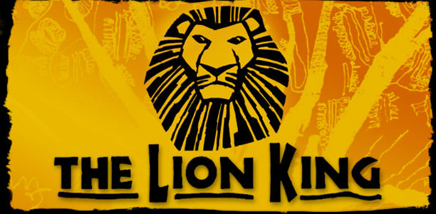 Banner for the Lion King show