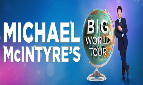 Banner for Michael McIntyre's Big World Tour show